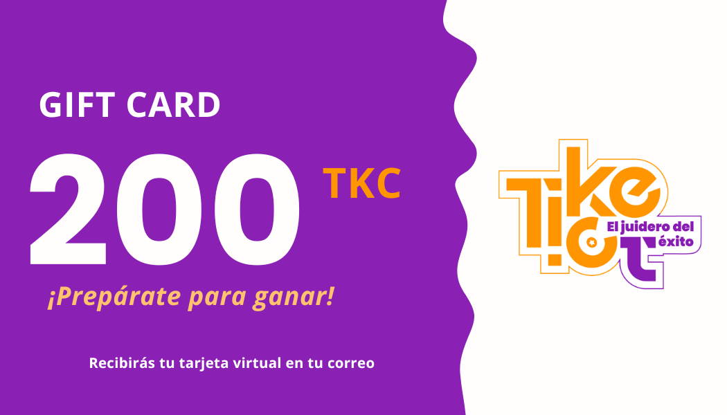 Gift Card Ticketazo 200 TKC